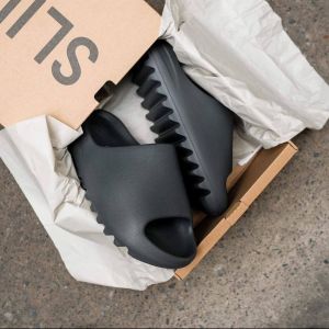 Adidaas Yeezy Slide Black UA Quality With Tag  Butter Papar Og Box.