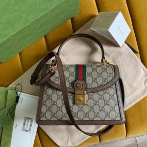 ophidia gg supreme top handel bag with box big size carrybag 313