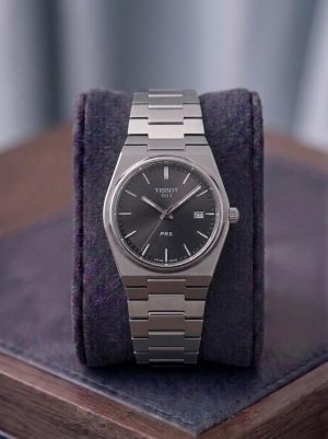 Tissoo_t 1853 PRX Silver Black Plain 416