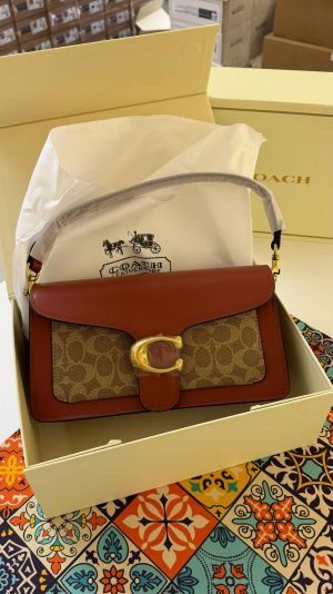 Coaach_Tabby Shoulder Bag 26 Leather Dual Strap With OG Double Box High Quality