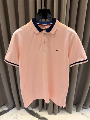 Tommy Hilfige Chest Logo Polo T-shirt Pink