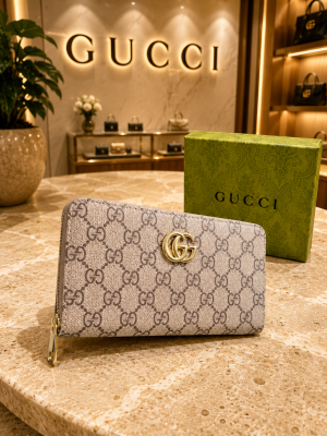 Guccci Womens Wallet Apricot Colour (110)