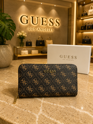 Guess Womens Wallet Brown Colour (117)