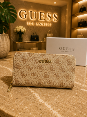 Guess Womens Wallet Light Brown Colour (118)
