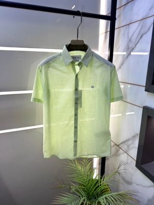 Calvi Klein Pista Linen Half Sleeves Super Premium Shirt F3958-PI