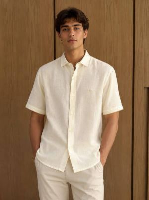HACKET- IMPORTED STORE ARTICLE SHIRT CREAM