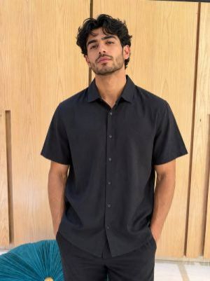 HACKET- IMPORTED STORE ARTICLE SHIRT BLACK