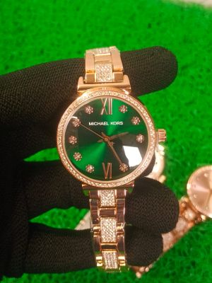 micheal kors sofie green gold 171816
