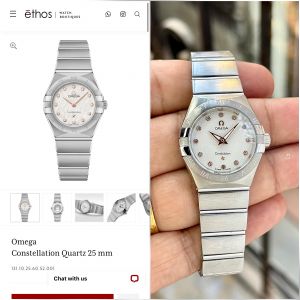 Omegga constellation silver white 28 mm 559