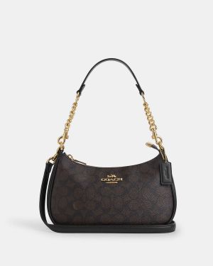 Coacch Teri Shoulder Bag Premium Quality With Box Dustbag SlingBelt Bill Card