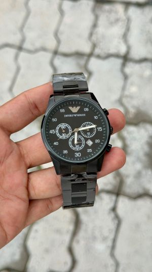 armann_i Mens quartz analog quartz movement  All working  premium  stainless steel 
