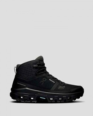On Cloudrock Waterproof Mid Hiking Boots - Black