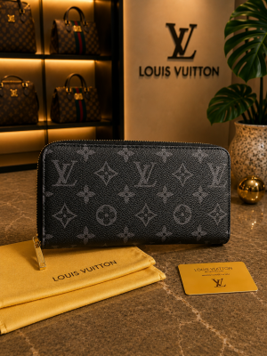 Louiis Vuitton Black Womens Wallet (114)