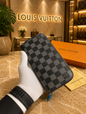 Louiis Vuitton Premium Double Zipper Womens Wallet (111)
