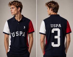 U.S.P.A. Premium Quality  Collar Neck POLO Tshirt GZ 0342