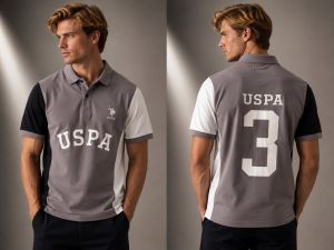 U.S.P.A. Premium Quality  Collar Neck POLO Tshirt GZ 0345