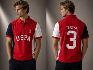 U.S.P.A. Premium Quality  Collar Neck POLO Tshirt GZ 0346