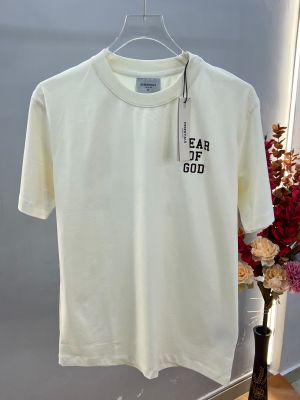 Essential beige Premium Imported 240 GSM Interlock Lycra Fabric Round neck Oversized Tshirt with Front and Back Print 4422