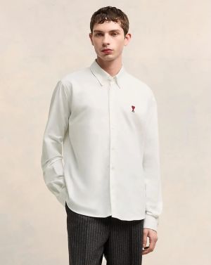 Ami Paris imported Primium Full Sleeves Shirt White