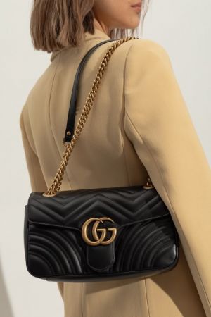 GUUCCI GG Marmont Sling Bag With og double  Box(red)  with DustBag Cards tags manual etc