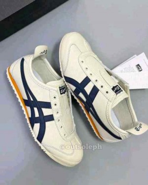 Onitsukaa Tigerr Mexico 66 Slip On Navy Orange 1187