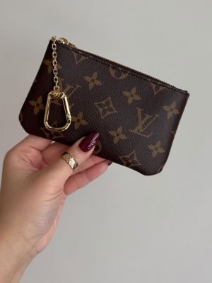 Louiis Vuitton LV-2 Mini Coin Pouch Keychain With Original Box