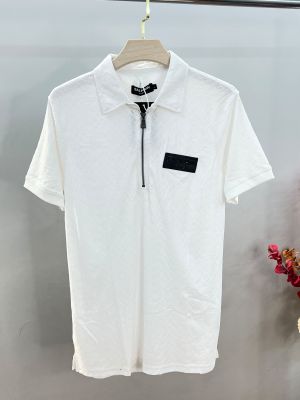 Balman polo white 240 GSM interlock cotton fabric sale 585