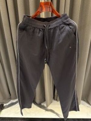 Tommy Premium Linen imported Track Pant grey 