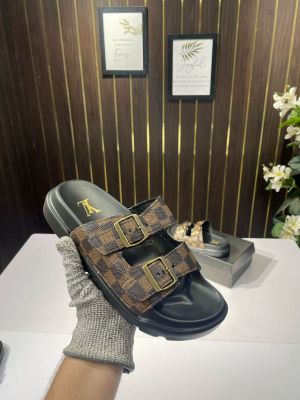 Louiiss Vuitton Mule Sandals Brown