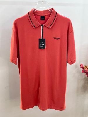 Hacket 240 GSM Interlock Cotton Fabric Polo ZIP STYLE SALE 1519