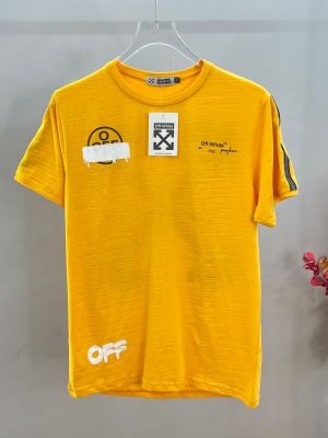 OFF WHIT Front Back Print Round Neck Tshirt SALE 3129