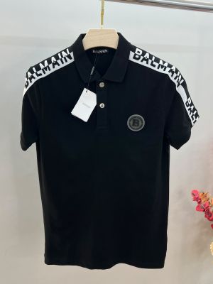 Balmai Paris Premium Black Polo 240GSM PIQUE Fabric Polo SALE 1546