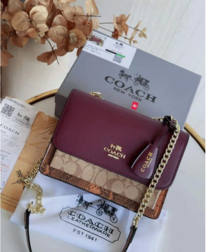 Coaachh klare crossbody bag premium quality with box