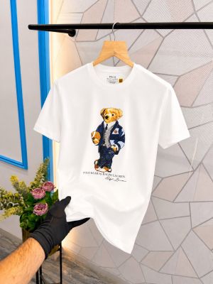 Ralp Lauren Premium Quality Round Neck T Shirt Store Article (White)
