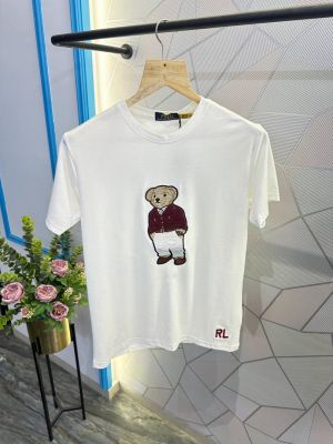 Ralp Lauren Premium Quality Round Neck T Shirt Store Article (White)