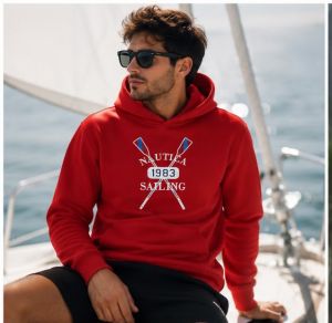 NAUTICA PREMIUM RED IMPORTED HOODIE