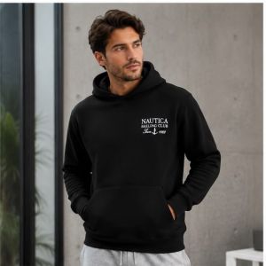 NAUTICA PREMIUM BLACK IMPORTED HOODIE