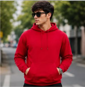 ZAARA PREMIUM RED IMPORTED HOODIE