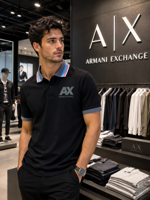 ARMAN EXCHANGE PREMIUM POLO TSHIRT PREMIUM QUALITY 