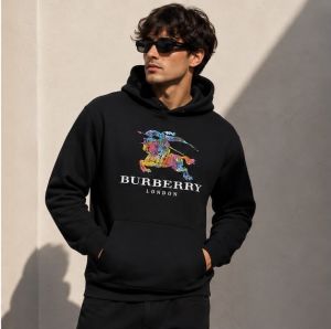 BURBERRRY BLACK PREMIUM HOODIE