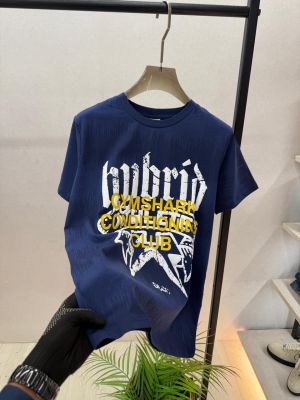Gym Shark Navy Premium Round Neck Polo T-shirt F3839-NY