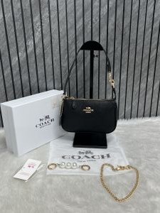 Coacch Nolita All-Black With Original Box DustCover & Pearl charm