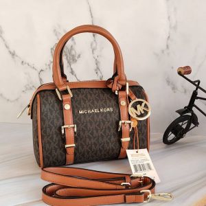 Mk Bedford Legacy Small Boston With Dust Bag 1712 Coffee Brown