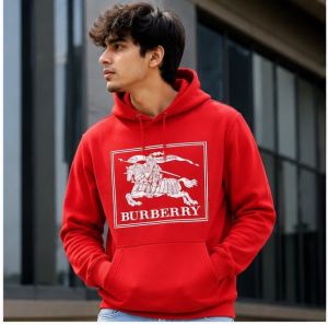 BURBERRRY PREMIUM IMPORTED RED HOODIE
