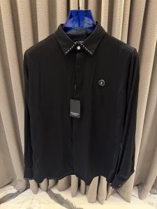 YSL BLACK PREMIUM IMPORTED LINEN SHIRT
