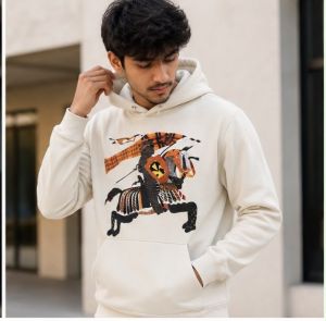 BURBERRRY PREMIUM IMPORTED CREME HOODIE