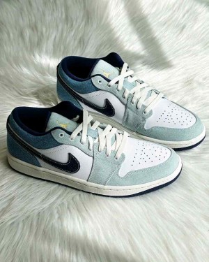 Nikee airJordan 1 Low SE Denim star blue