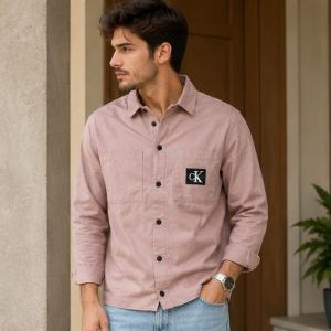 CALVIN CLEIIN CK PREMIUM PINK SHIRT