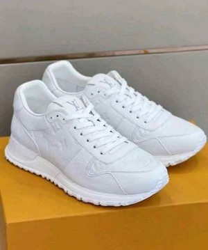Run Away Sneaker Monogram Embossed Leather White