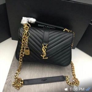 YSL_Saint Laurent  Collage Envelop Bag With Box & Dust Bag & Sling Belt & Bill